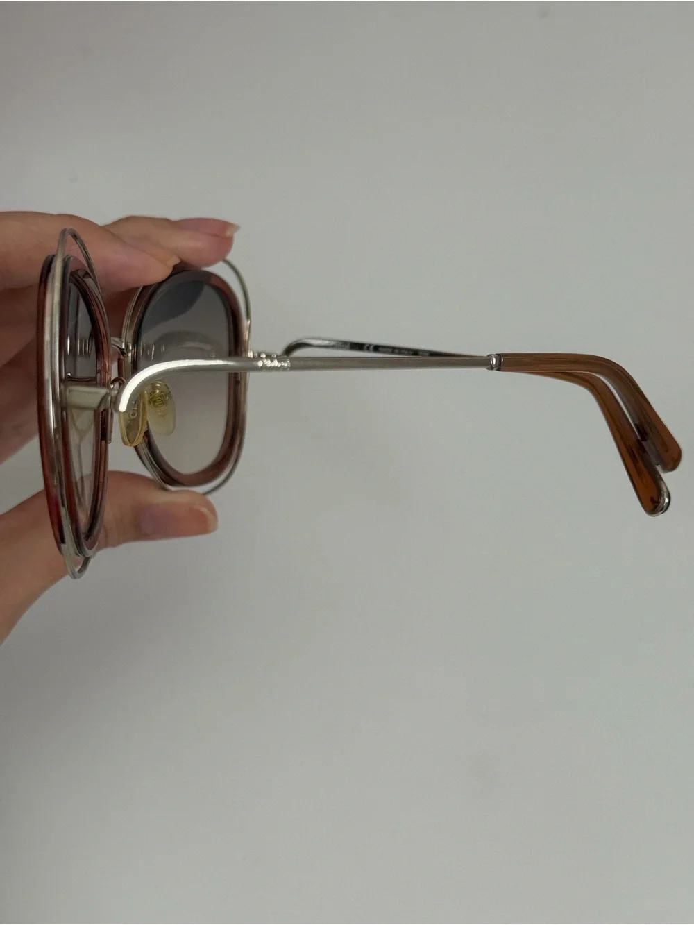 Chloé CE711SA Oversized Havana Sunglasses w/ Case